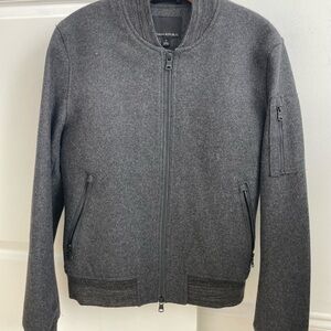 Banana Republic Charcoal Knit Jacket